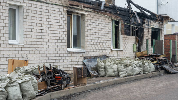 Professional Fire Damage Assessment technician working in Pottstown, PA